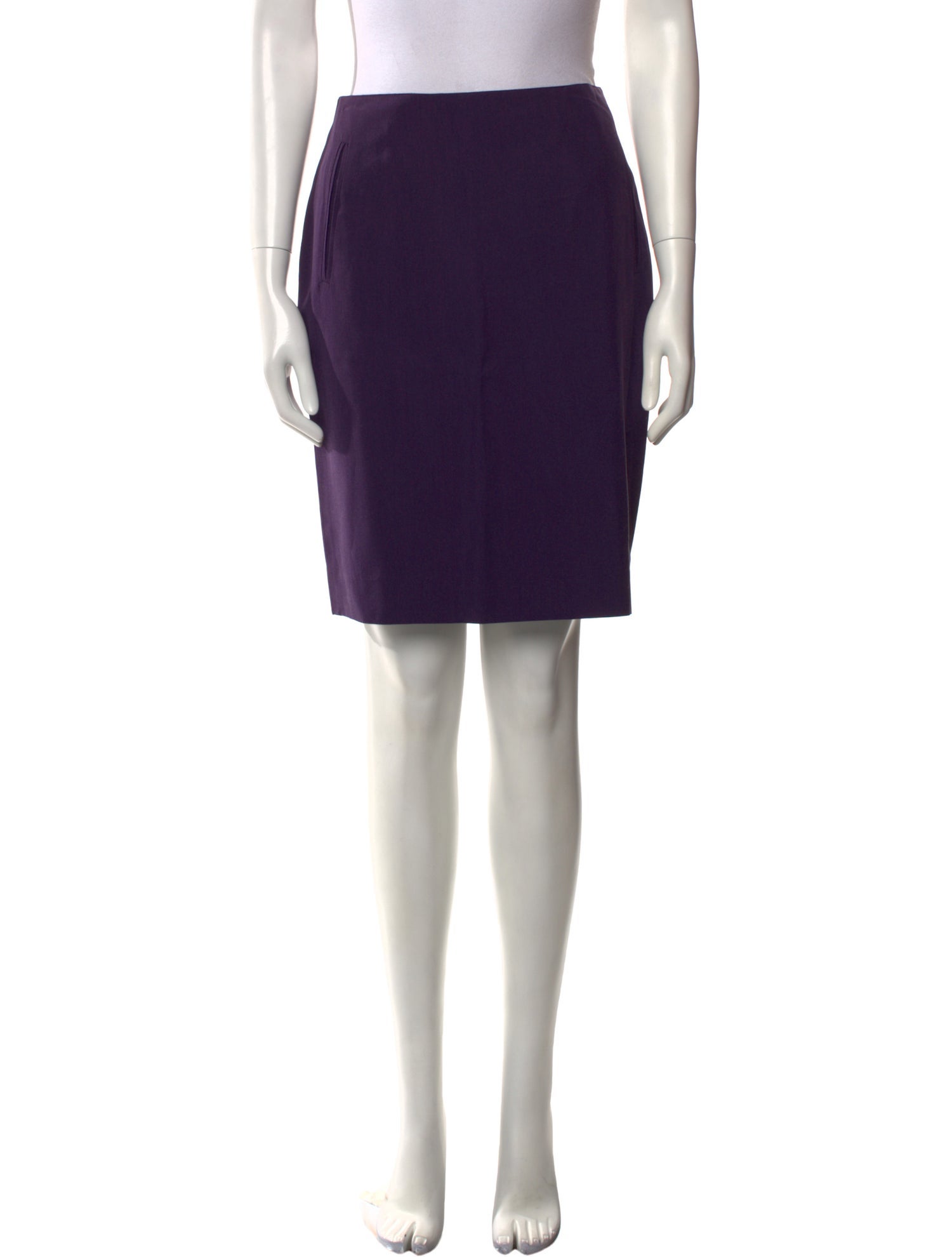 Barney's New York Wool Knee-Length Skirt w/ Tags