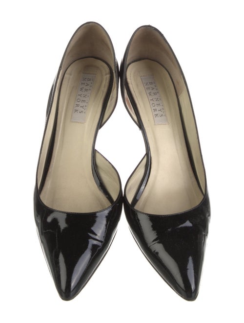 Barney's New York Patent Leather D'Orsay Pumps