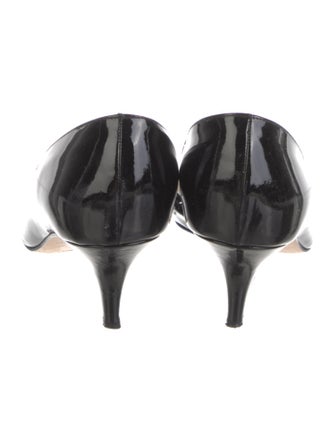 Barney's New York Patent Leather D'Orsay Pumps