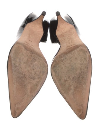 Barney's New York Patent Leather D'Orsay Pumps