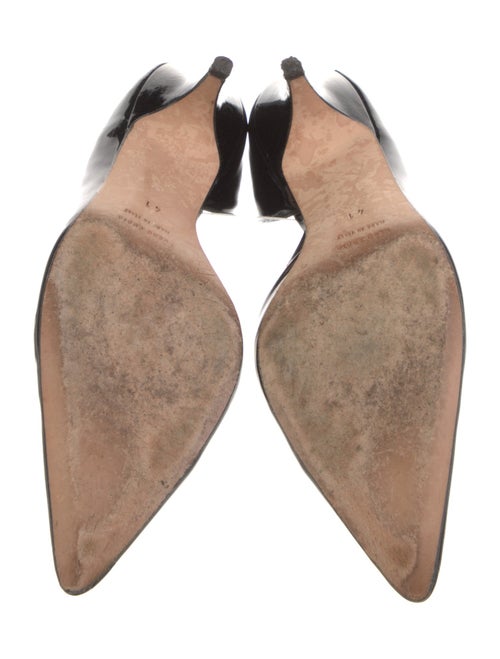 Barney's New York Patent Leather D'Orsay Pumps