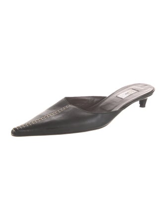 Barney's New York Leather Mules