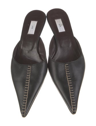 Barney's New York Leather Mules