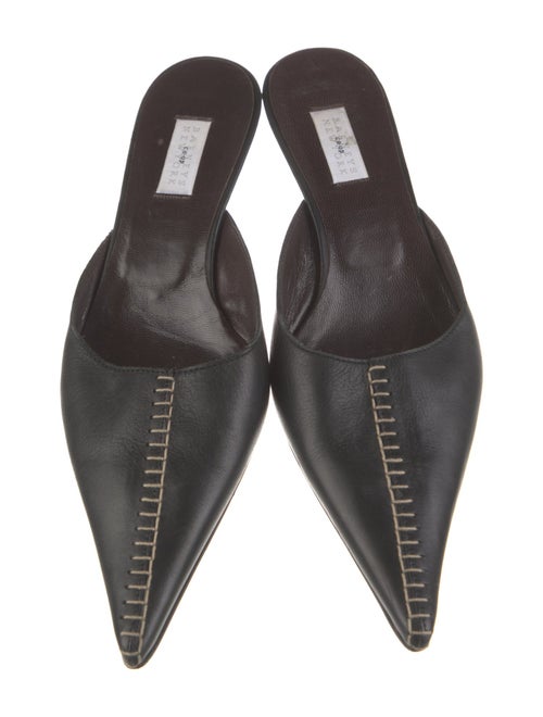 Barney's New York Leather Mules