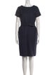 Barney's New York Virgin Wool Knee-Length Dress
