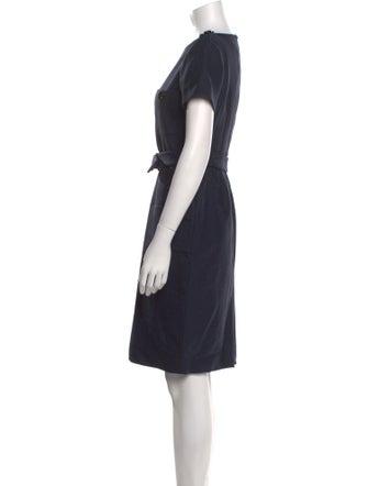 Barney's New York Virgin Wool Knee-Length Dress