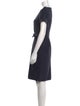 Barney's New York Virgin Wool Knee-Length Dress