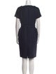 Barney's New York Virgin Wool Knee-Length Dress