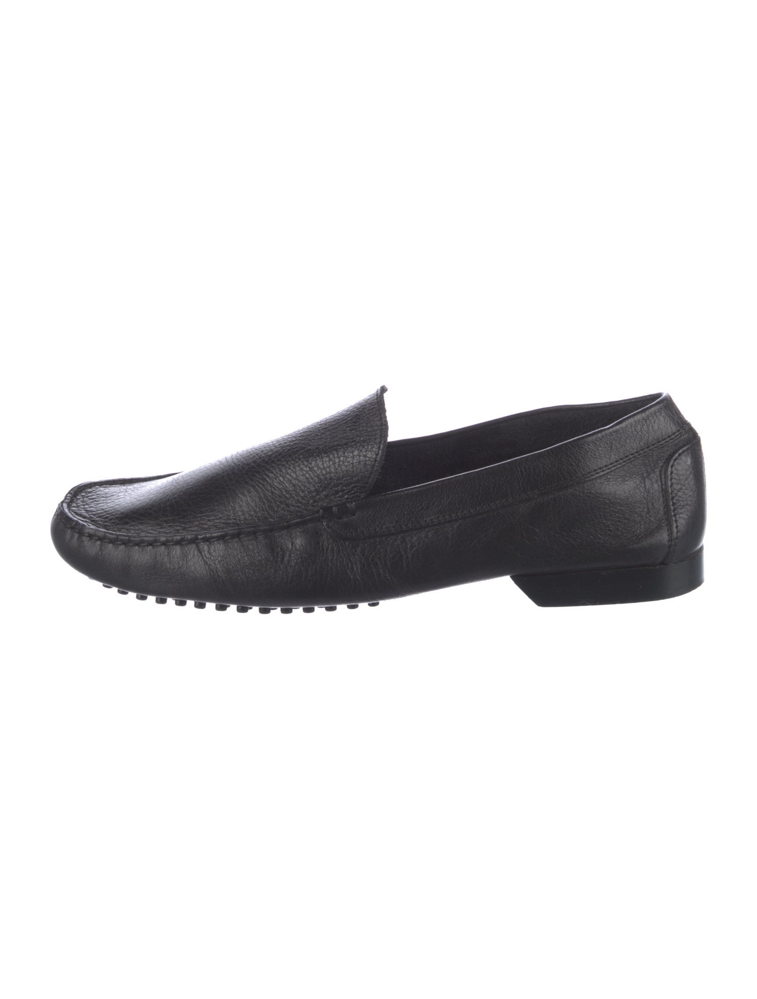 Barney's New York Leather Loafer Sneakers