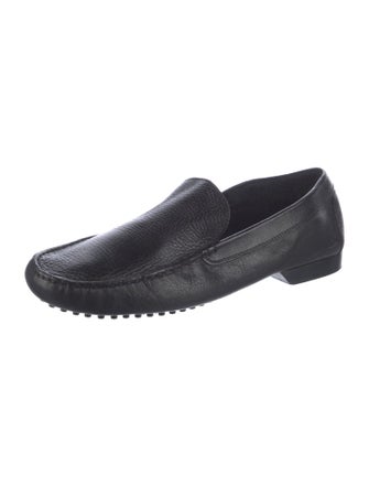 Barney's New York Leather Loafer Sneakers