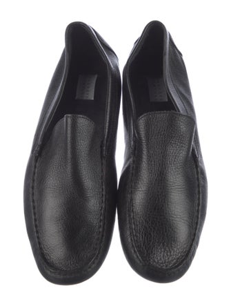 Barney's New York Leather Loafer Sneakers