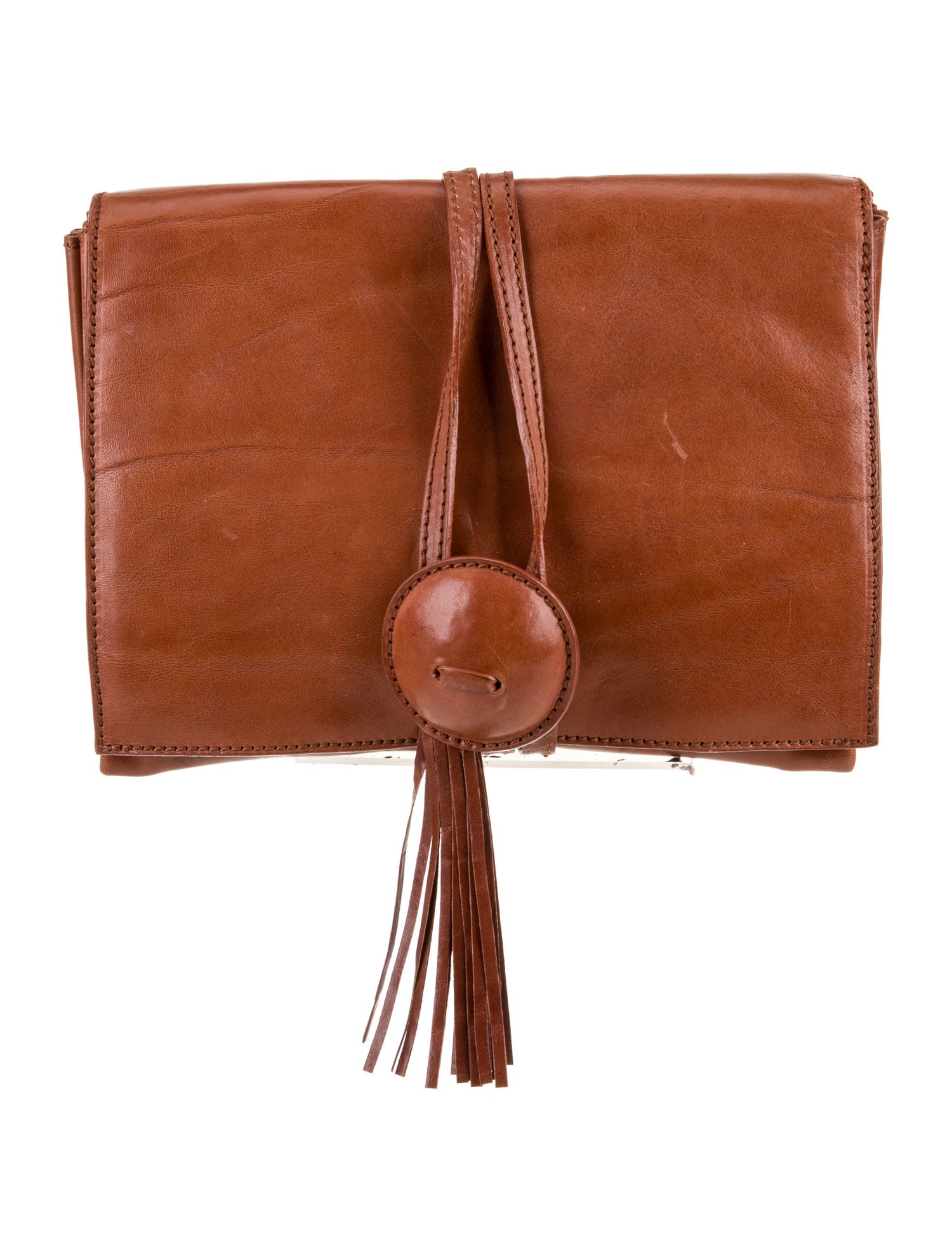 Barney's New York Leather Top Handle Bag Vintage