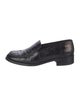 Barney's New York Embossed Leather Loafers