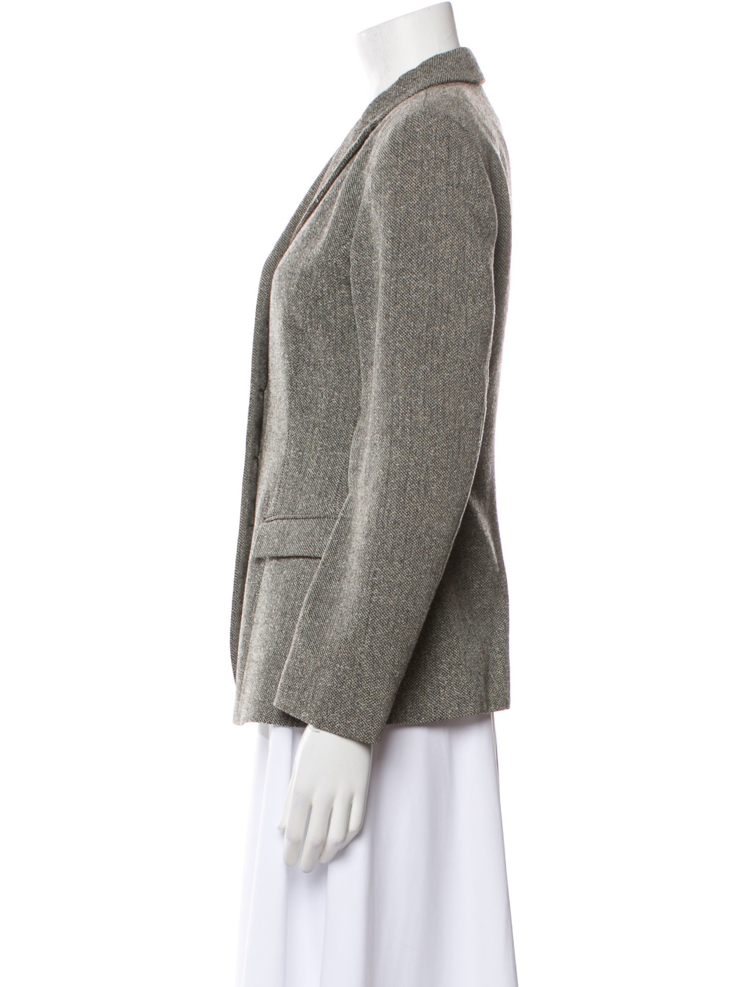 Barney's New York Wool Printed Blazer