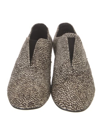 Barney's New York Ponyhair Animal Print Oxfords