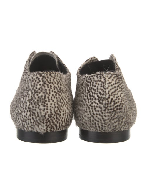 Barney's New York Ponyhair Animal Print Oxfords
