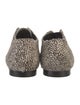 Barney's New York Ponyhair Animal Print Oxfords