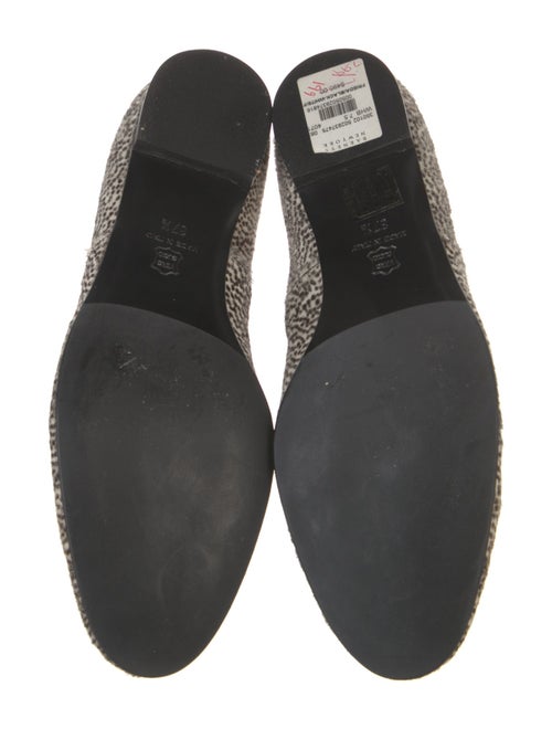 Barney's New York Ponyhair Animal Print Oxfords