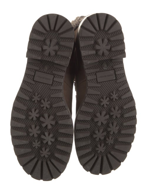 Barney's New York Suede Combat Boots