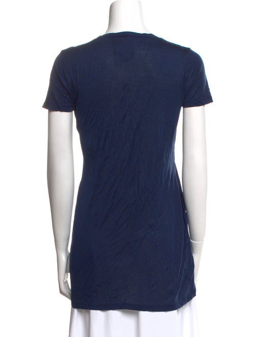 Barney's New York Silk V-Neck T-Shirt