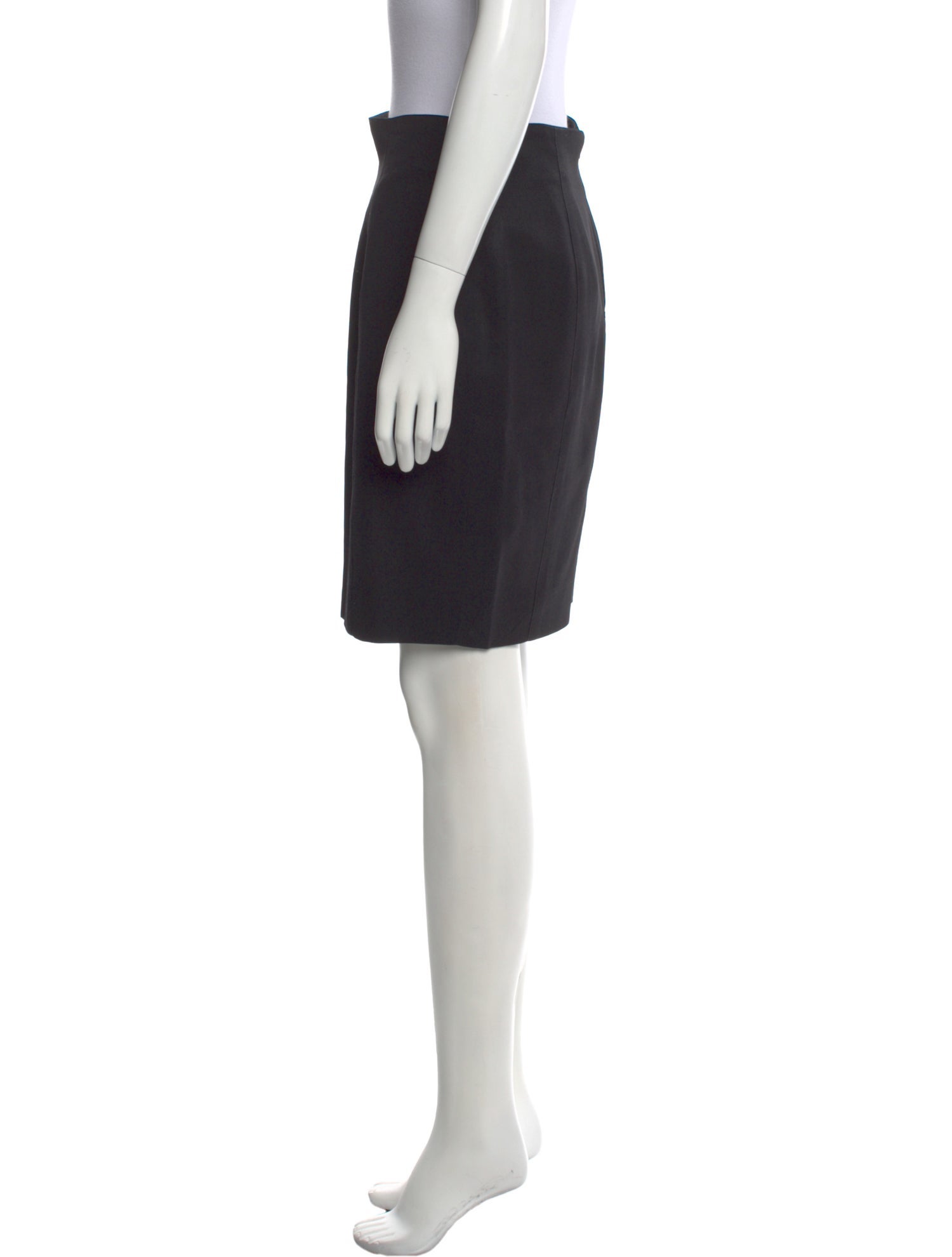 Barney's New York Grosgrain Trim Knee-Length Skirt