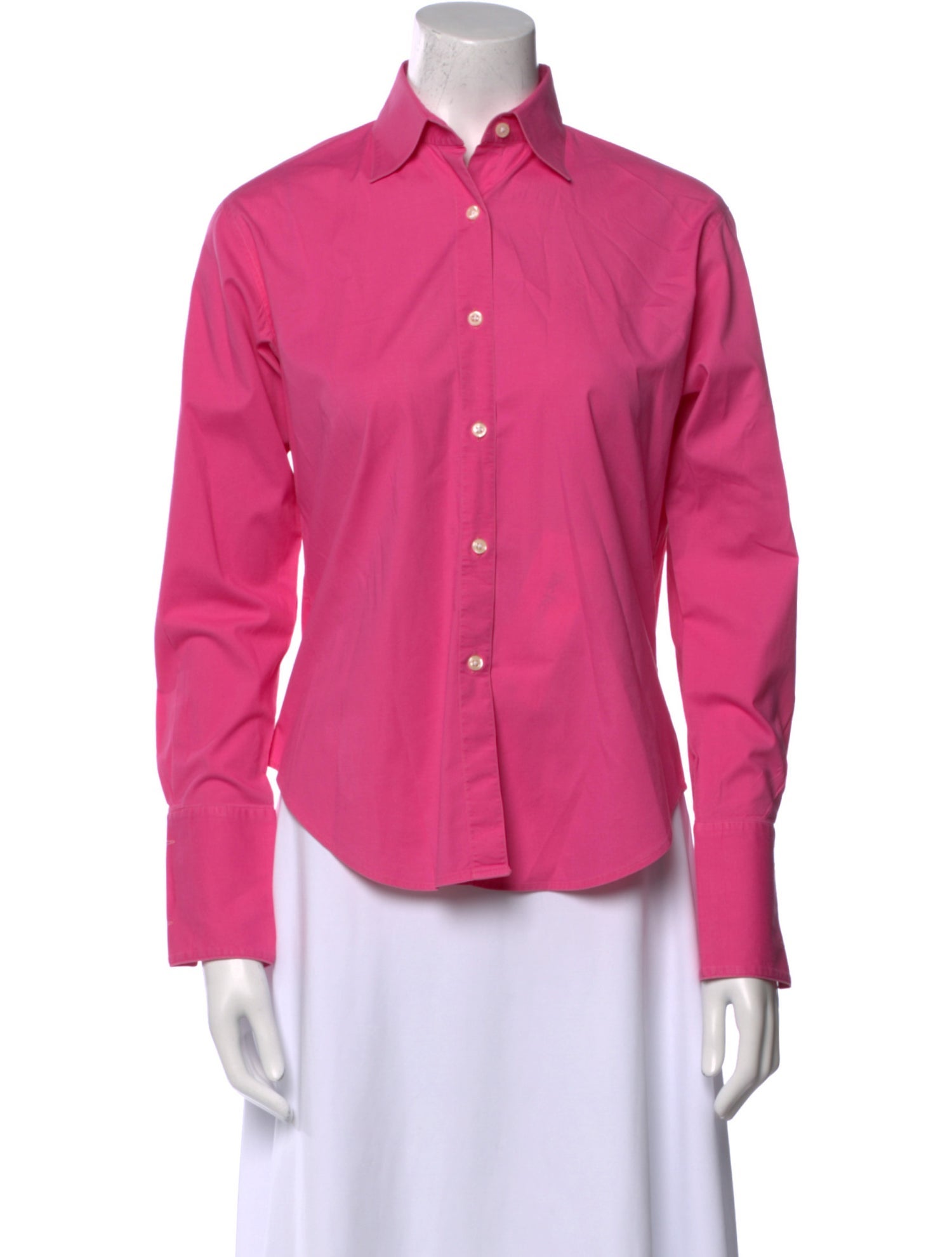 Barney's New York Long Sleeve Button-Up Top