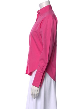 Barney's New York Long Sleeve Button-Up Top