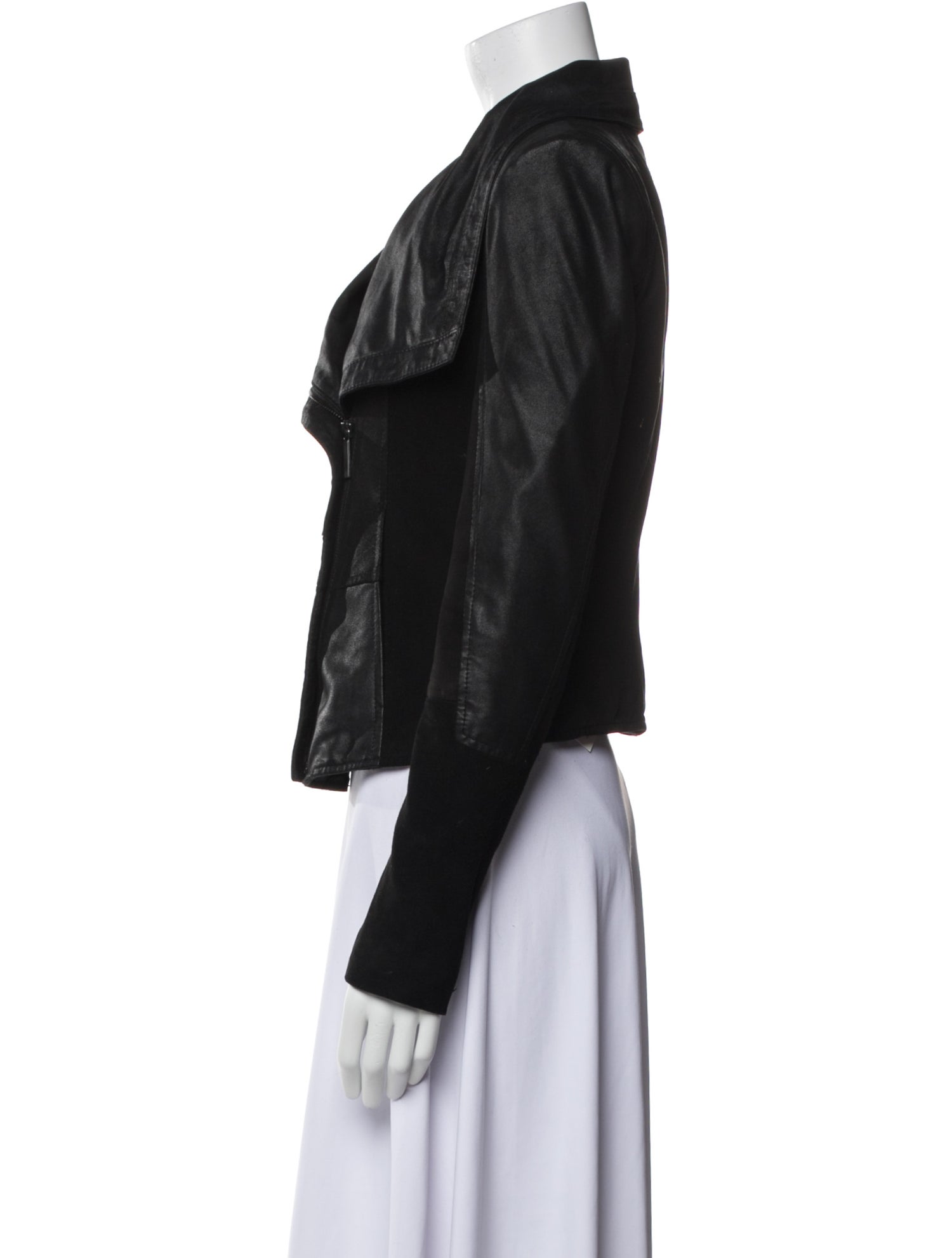 Barney's New York Leather Biker Jacket