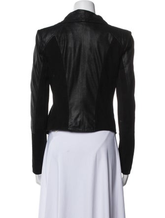 Barney's New York Leather Biker Jacket