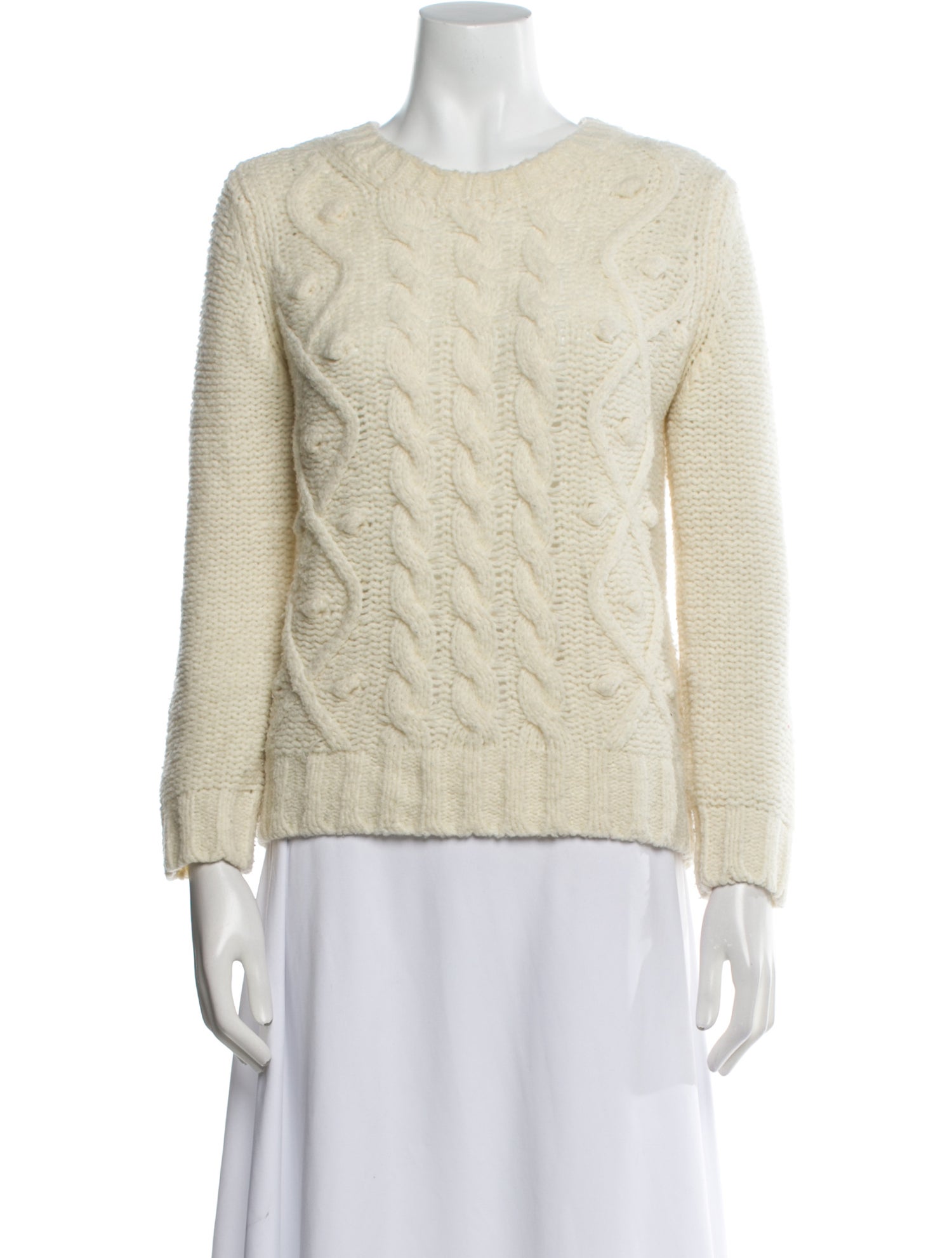 Barney's New York Merino Wool Crew Neck Sweater