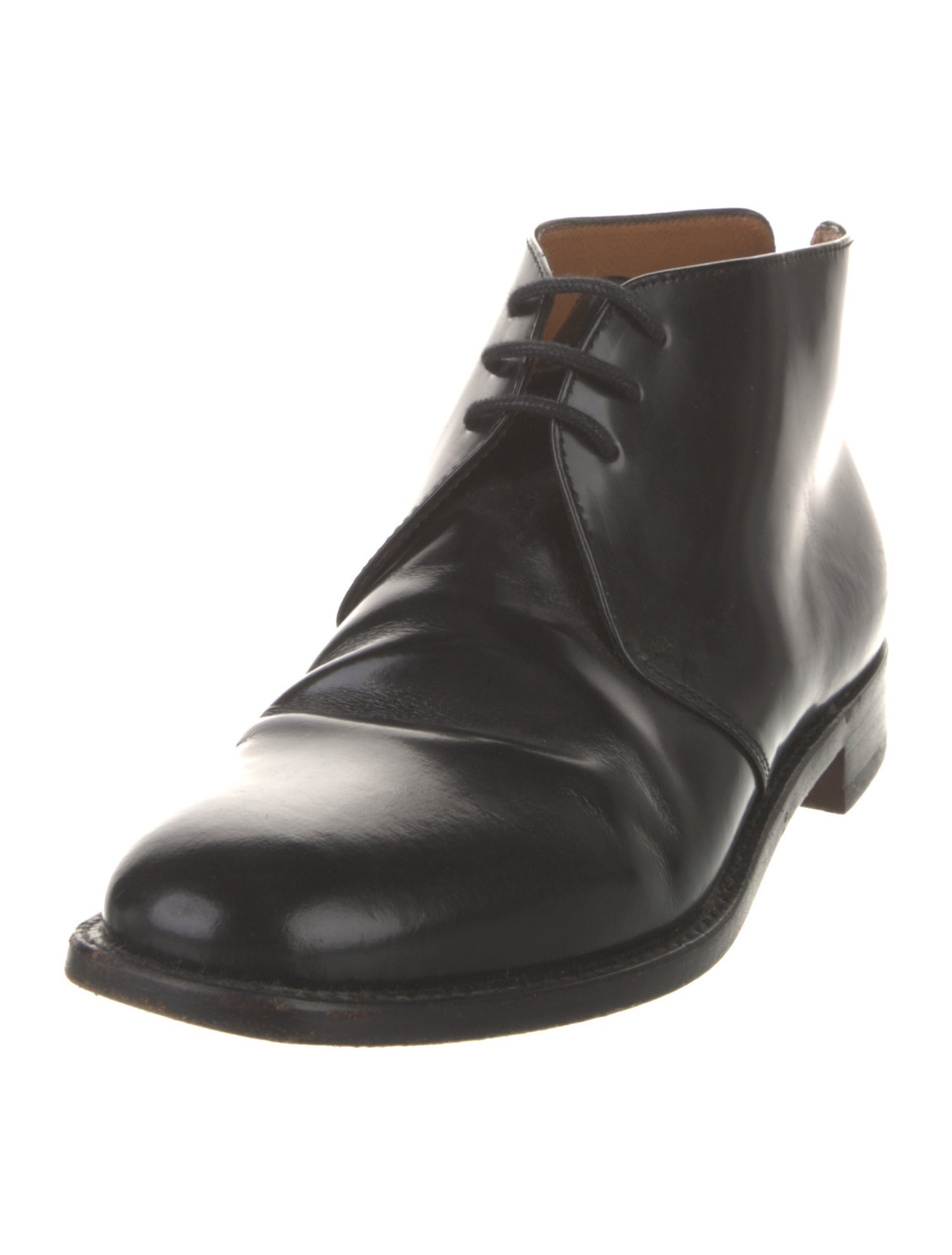 Barney's New York Leather Lace-Up Boots