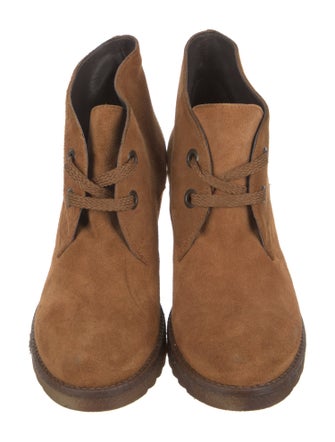 Barney's New York Suede Lace-Up Boots
