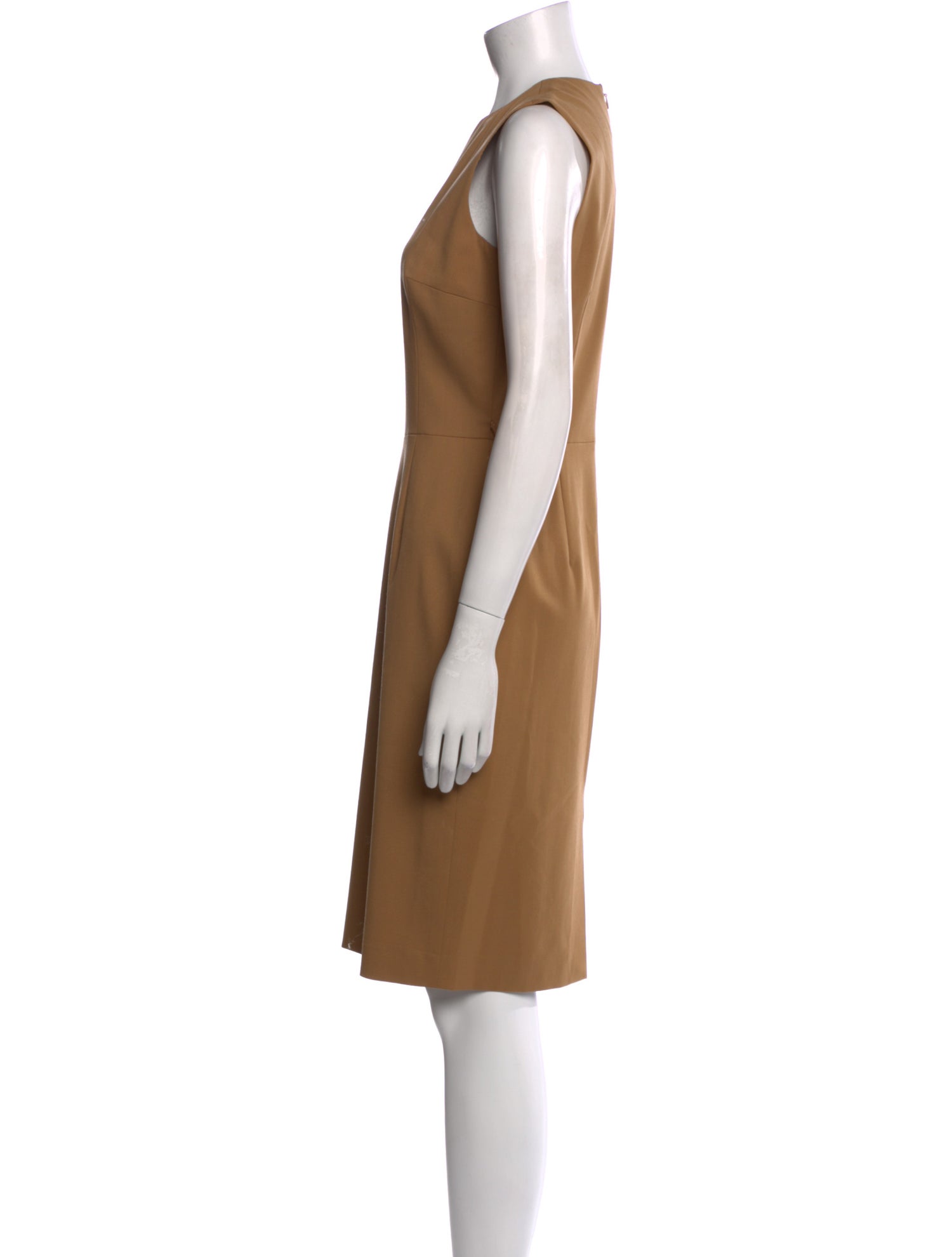 Barney's New York Virgin Wool Knee-Length Dress
