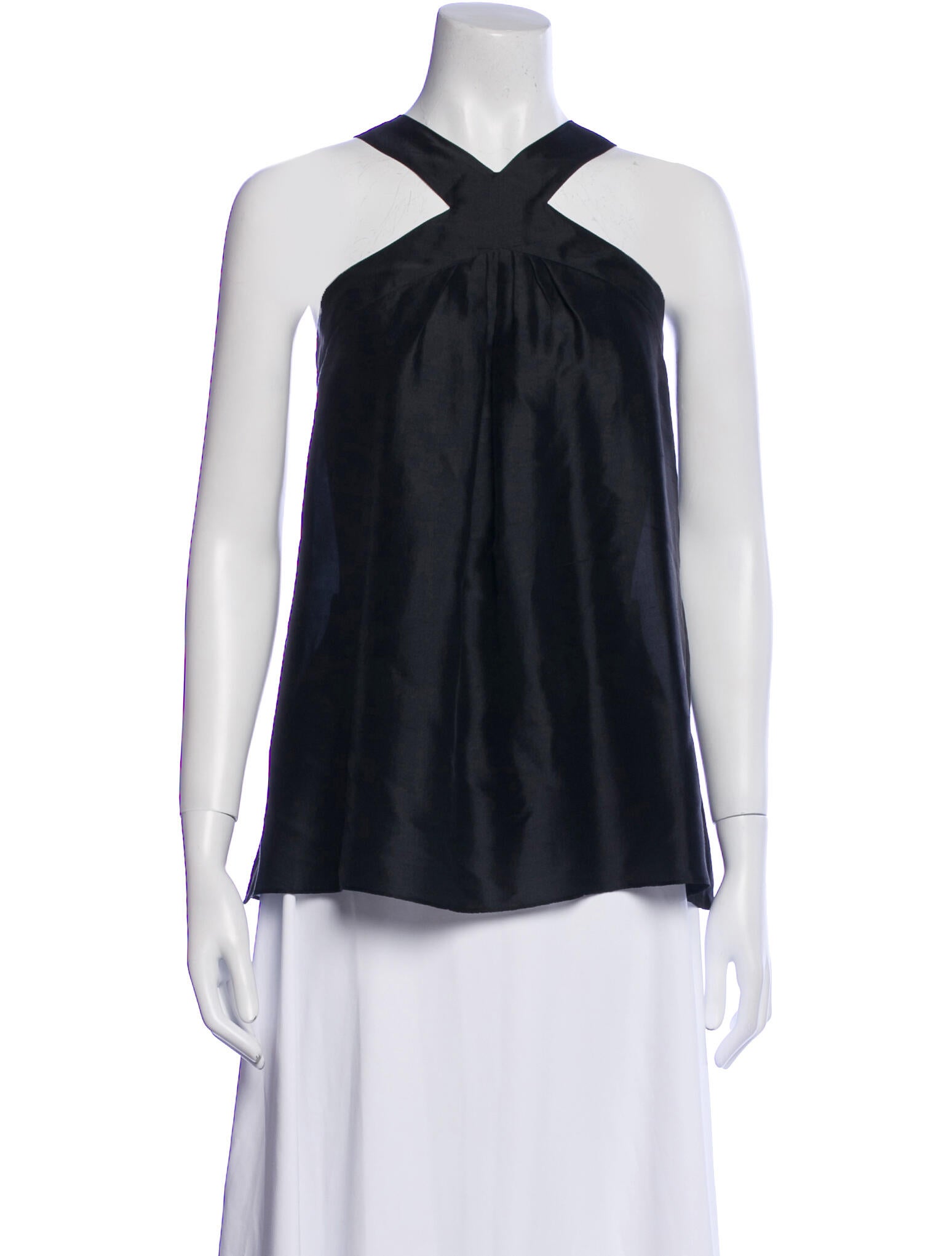 Barney's New York Silk Halterneck Blouse