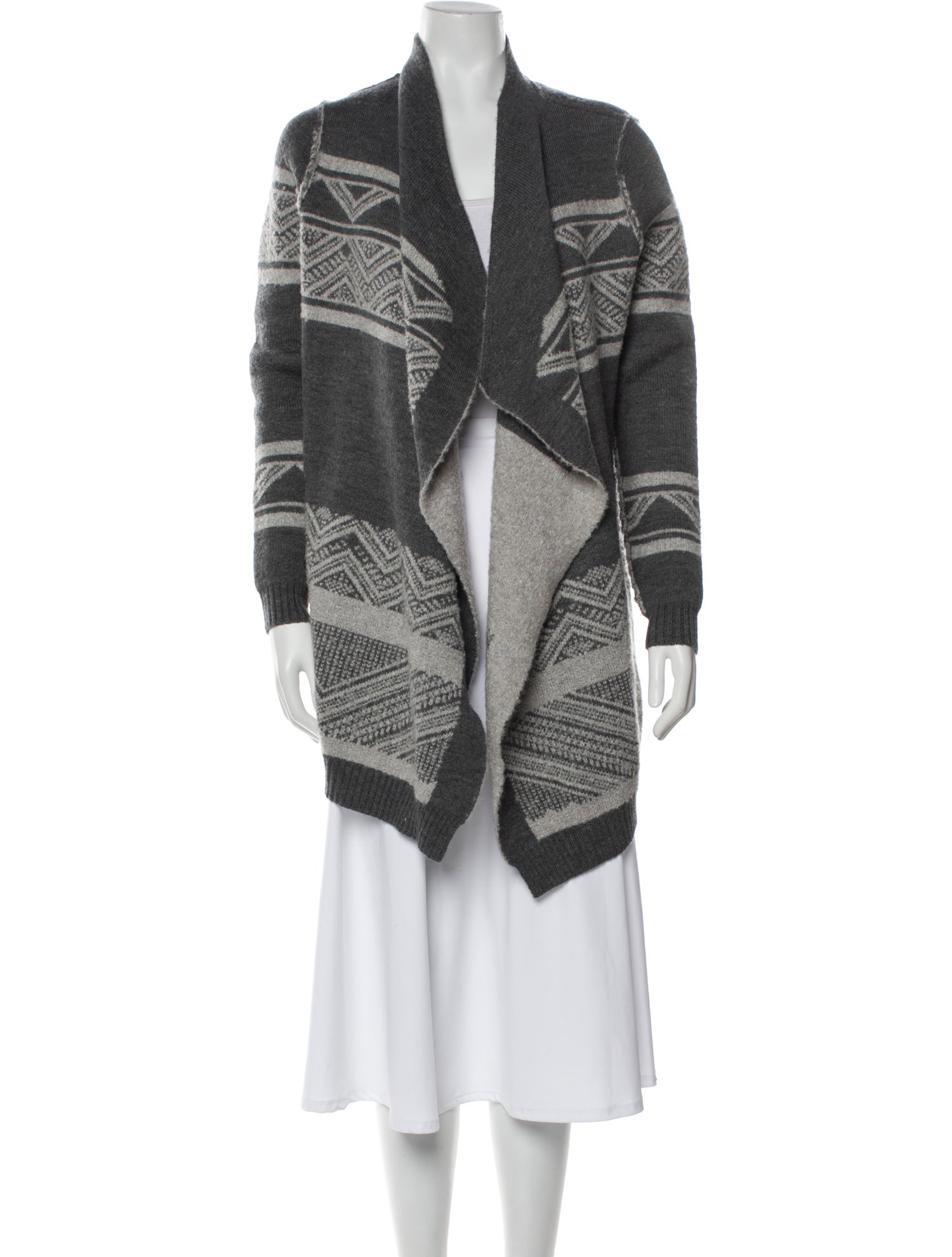 Barney's New York Wool Printed Sweater w/ Tags