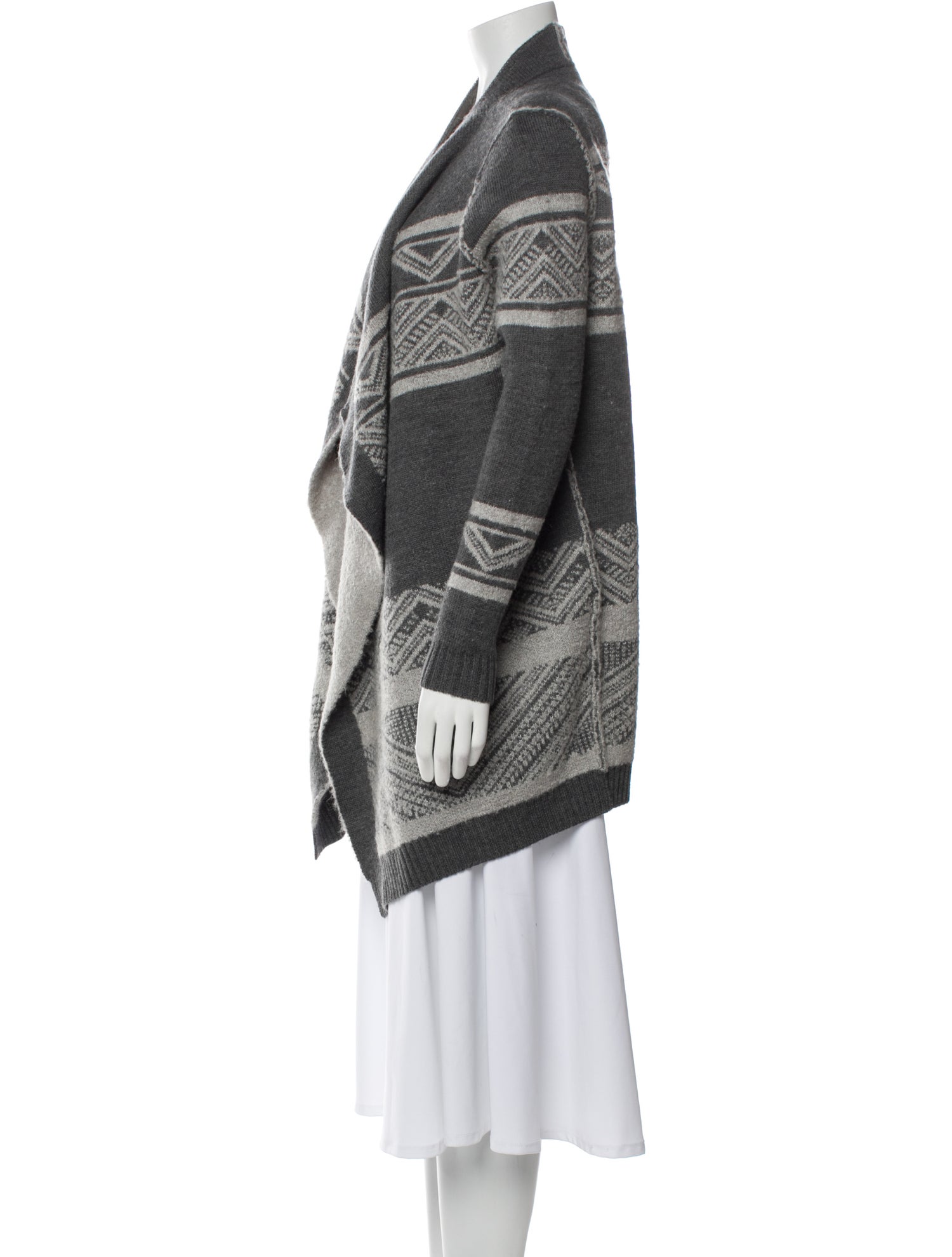 Barney's New York Wool Printed Sweater w/ Tags