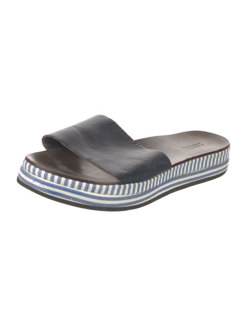 Barney's New York Leather Slides