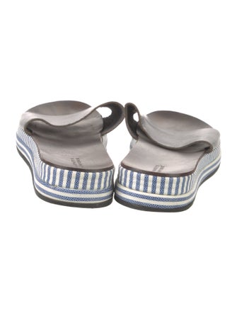 Barney's New York Leather Slides