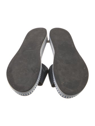 Barney's New York Leather Slides