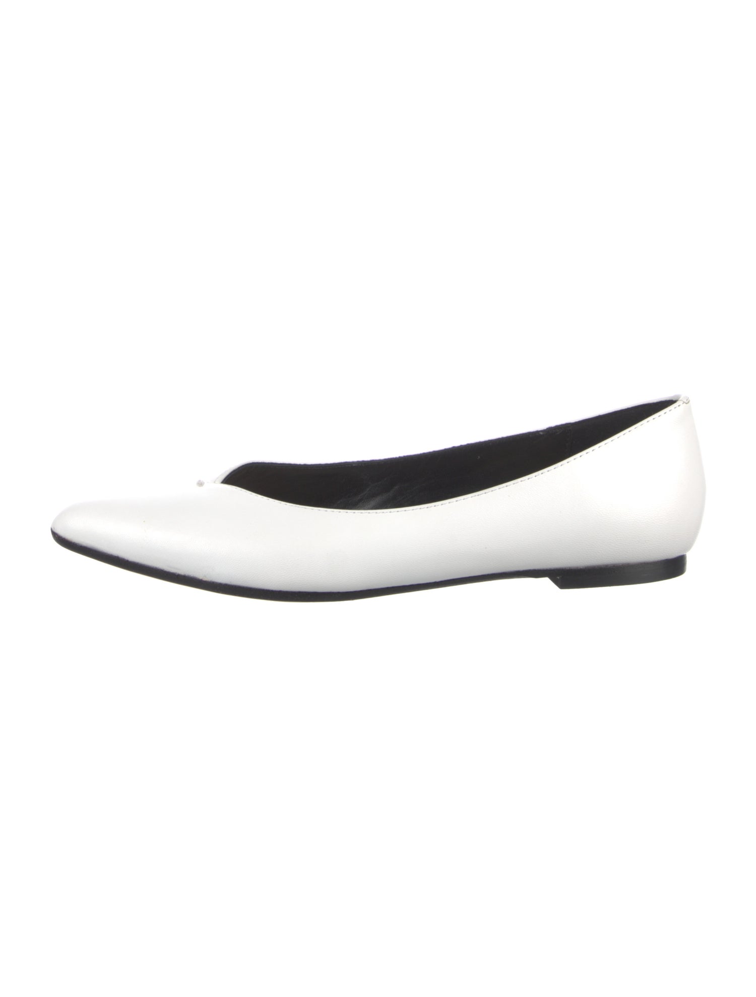 Barney's New York Leather Ballet Flats