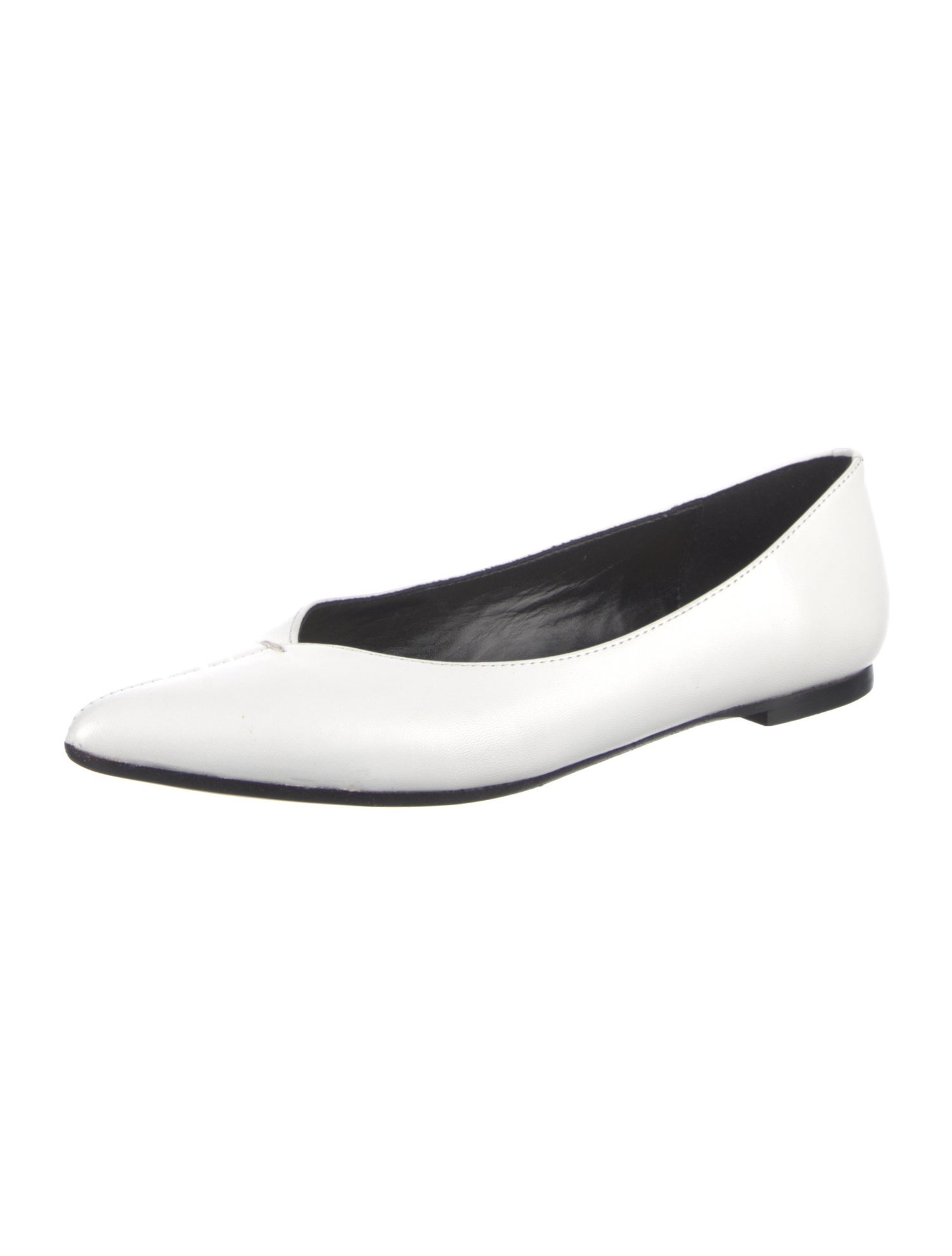 Barney's New York Leather Ballet Flats