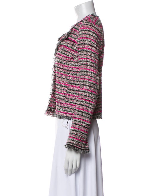 Barney's New York Silk Tweed Pattern Jacket