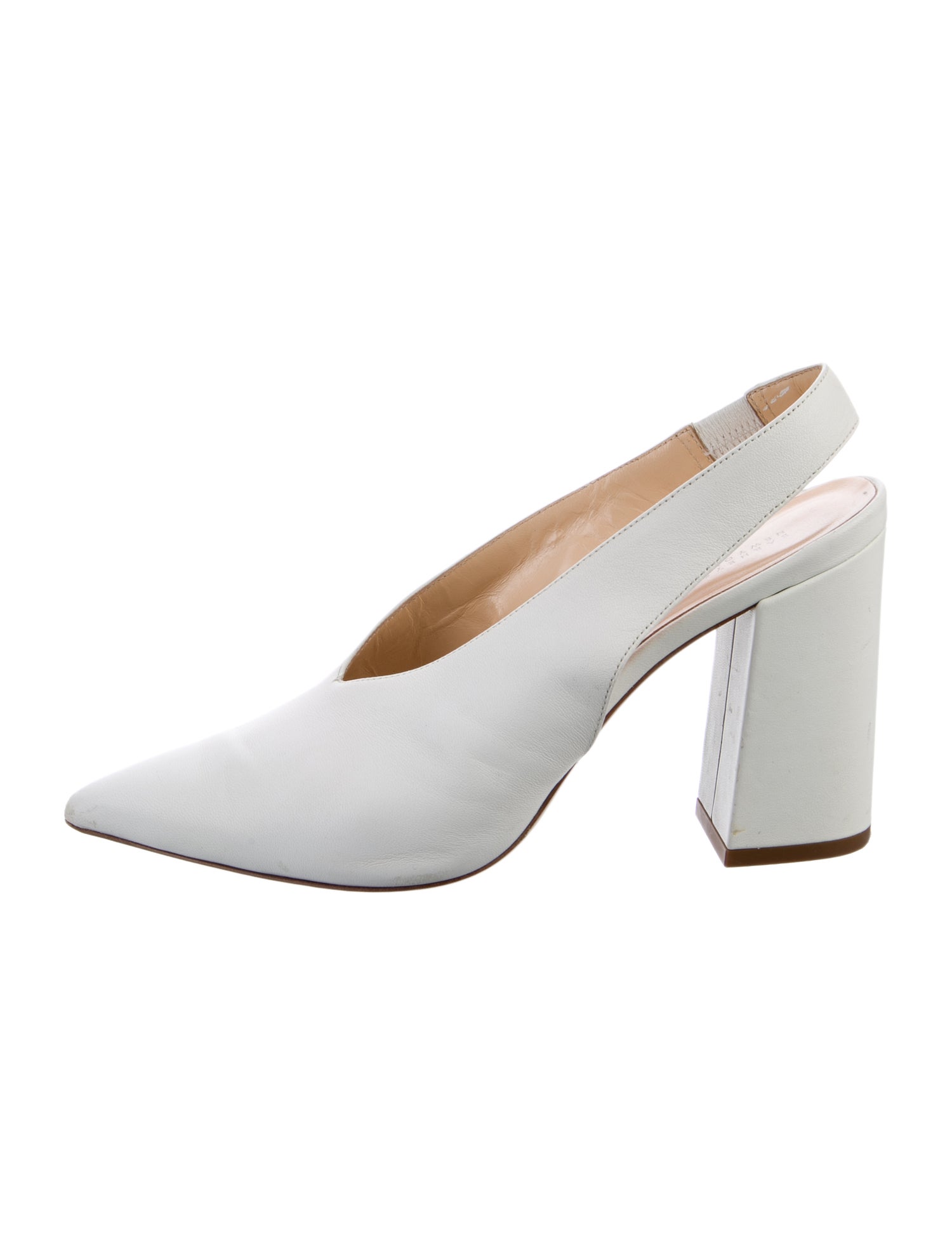 Barney's New York Leather Slingback Pumps