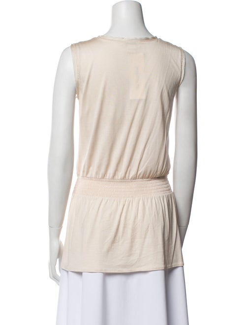 Barney's New York Silk Scoop Neck Top
