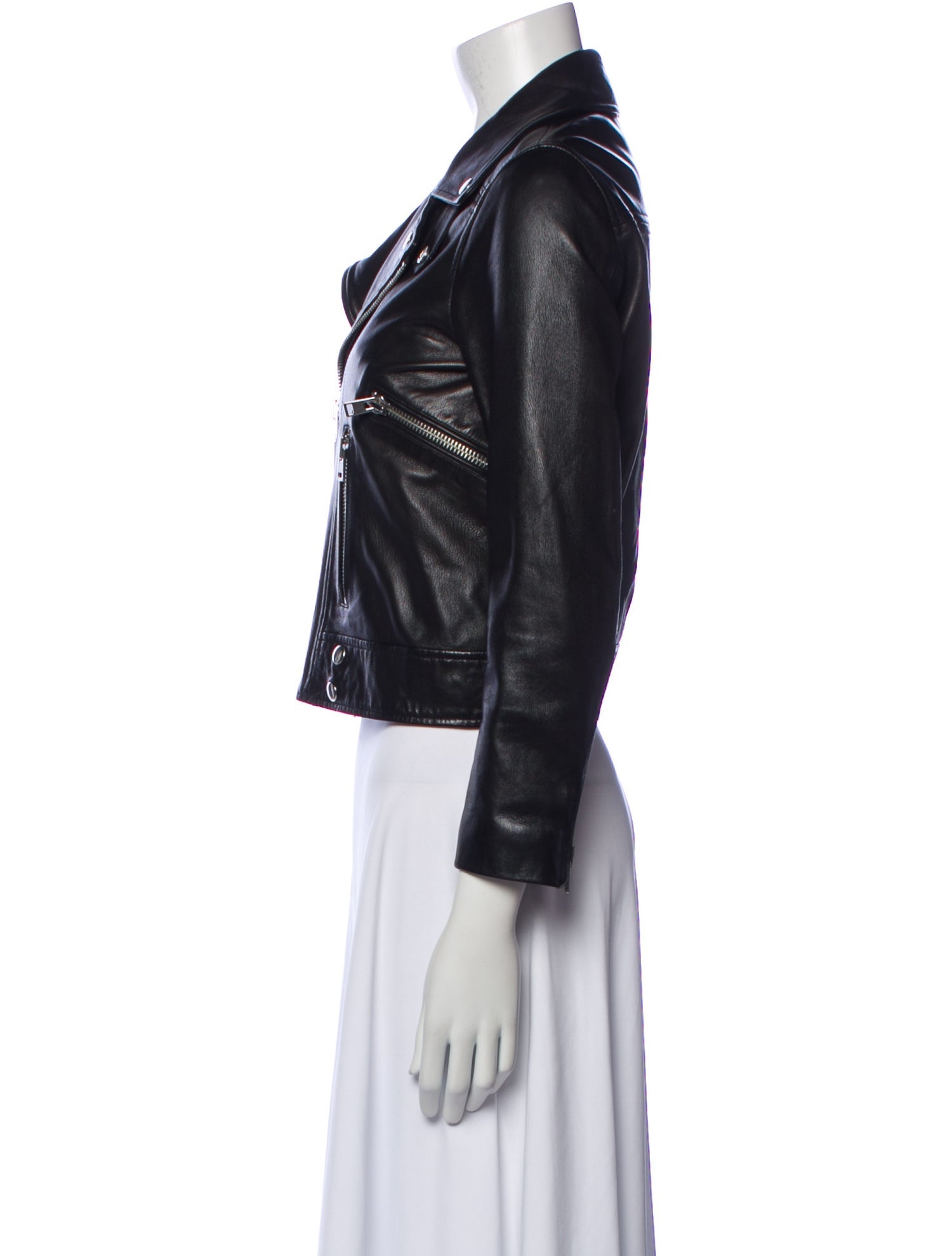 Barney's New York Lambskin Biker Jacket