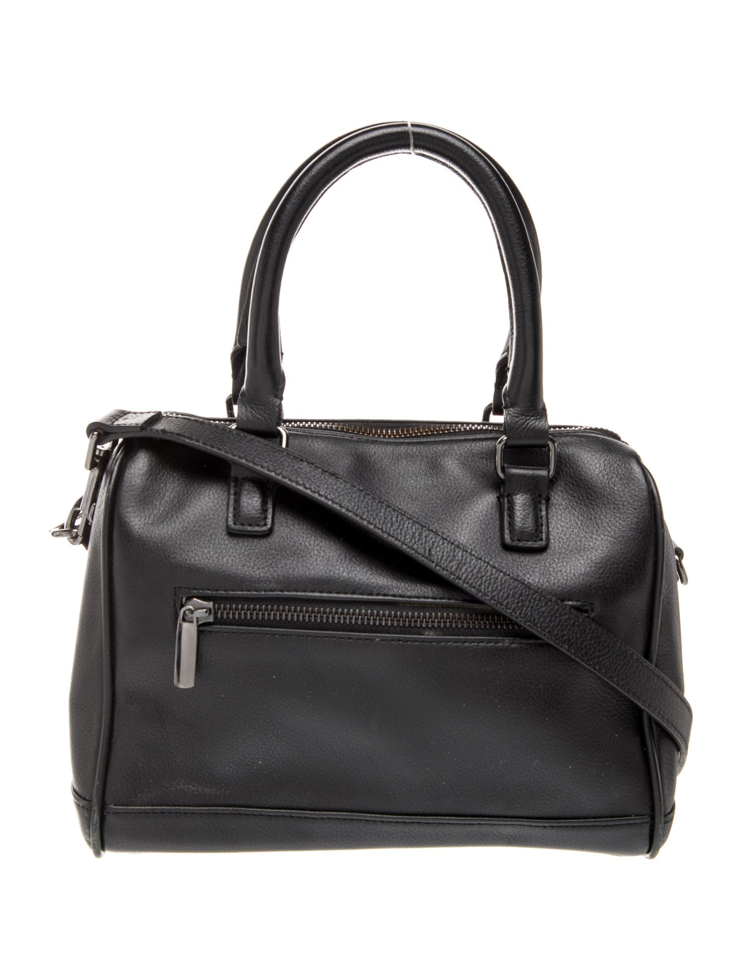 Barney's New York Leather Top Handle Bag