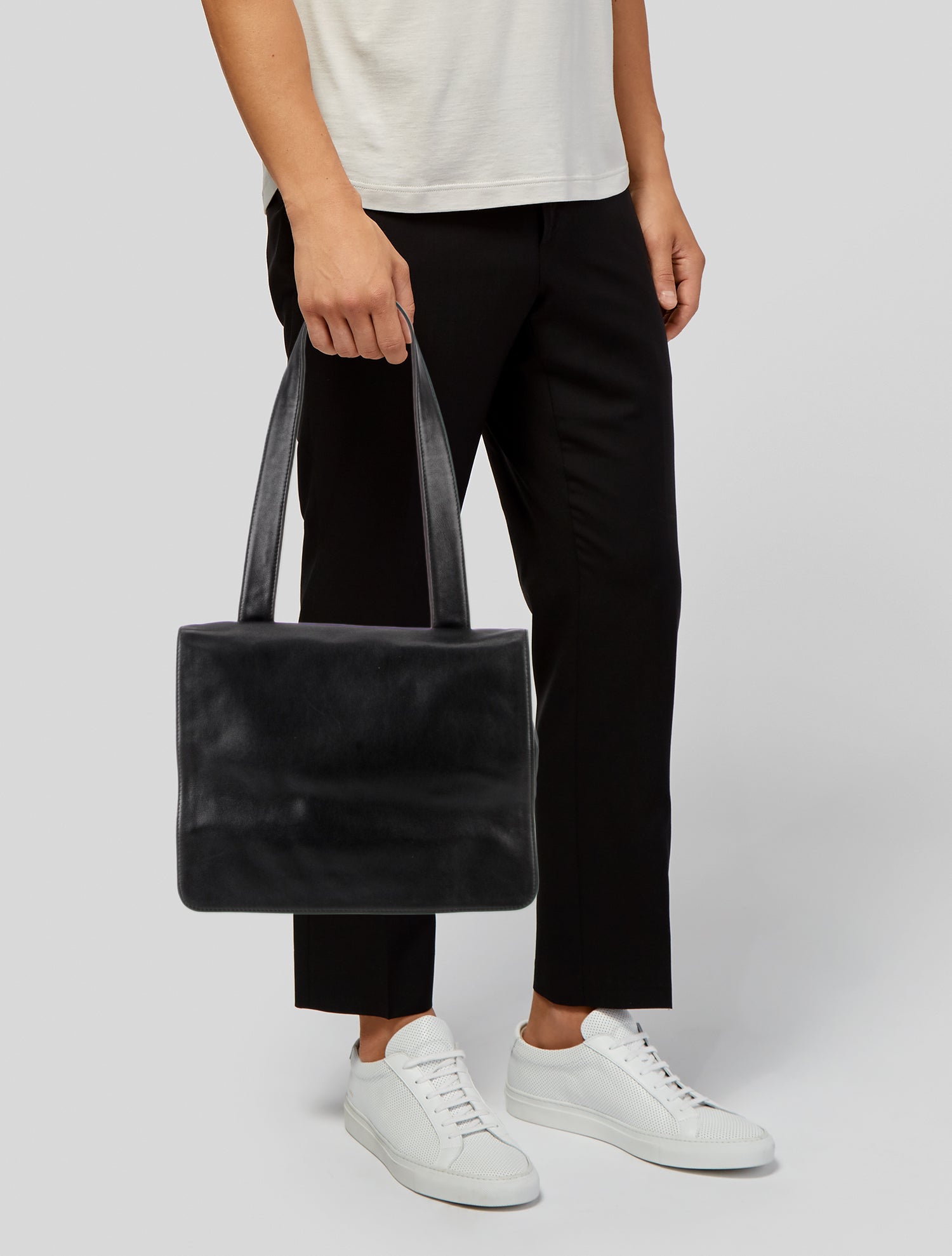 Barney's New York Leather Shoulder Bag