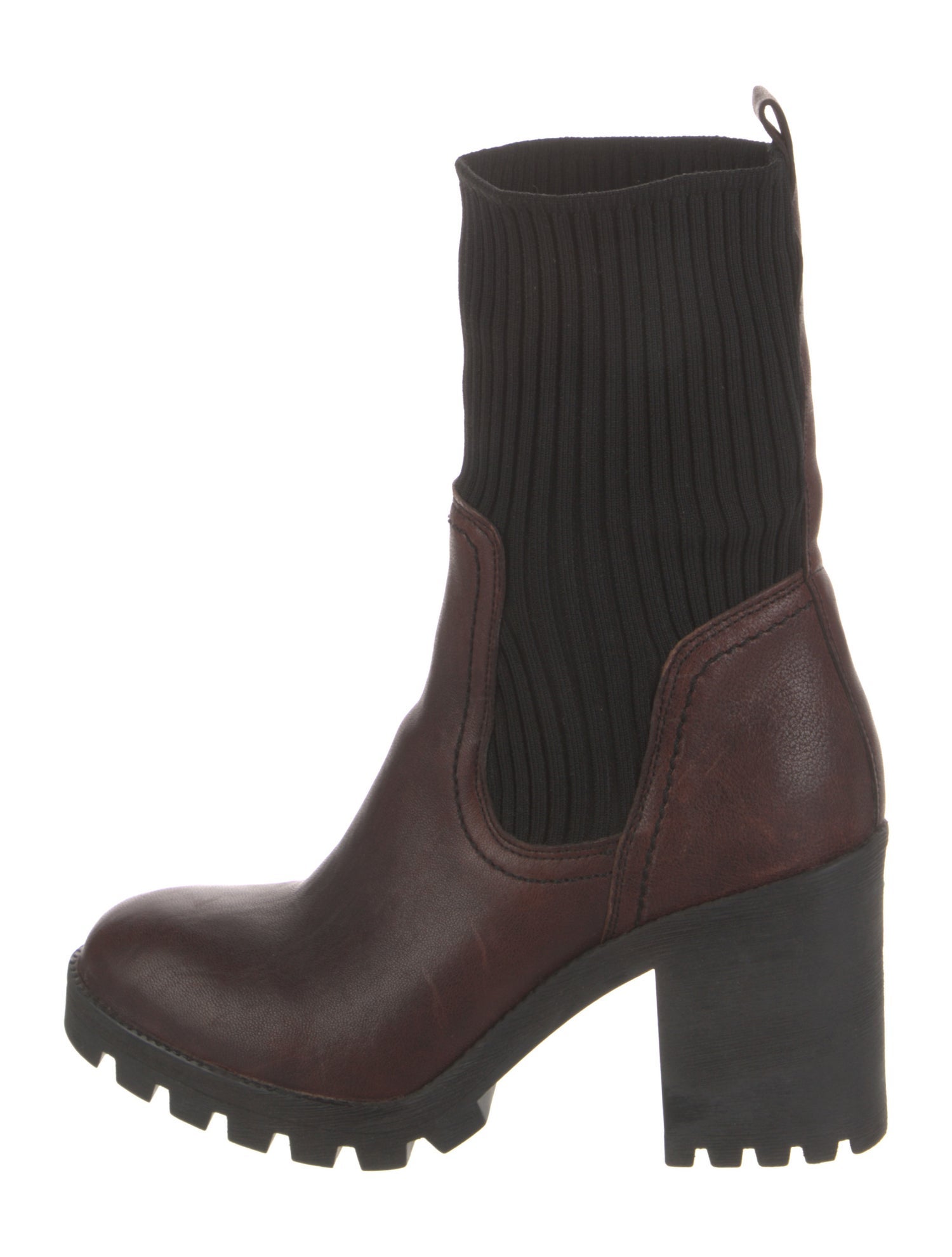 Barney's New York Leather Sock Boots