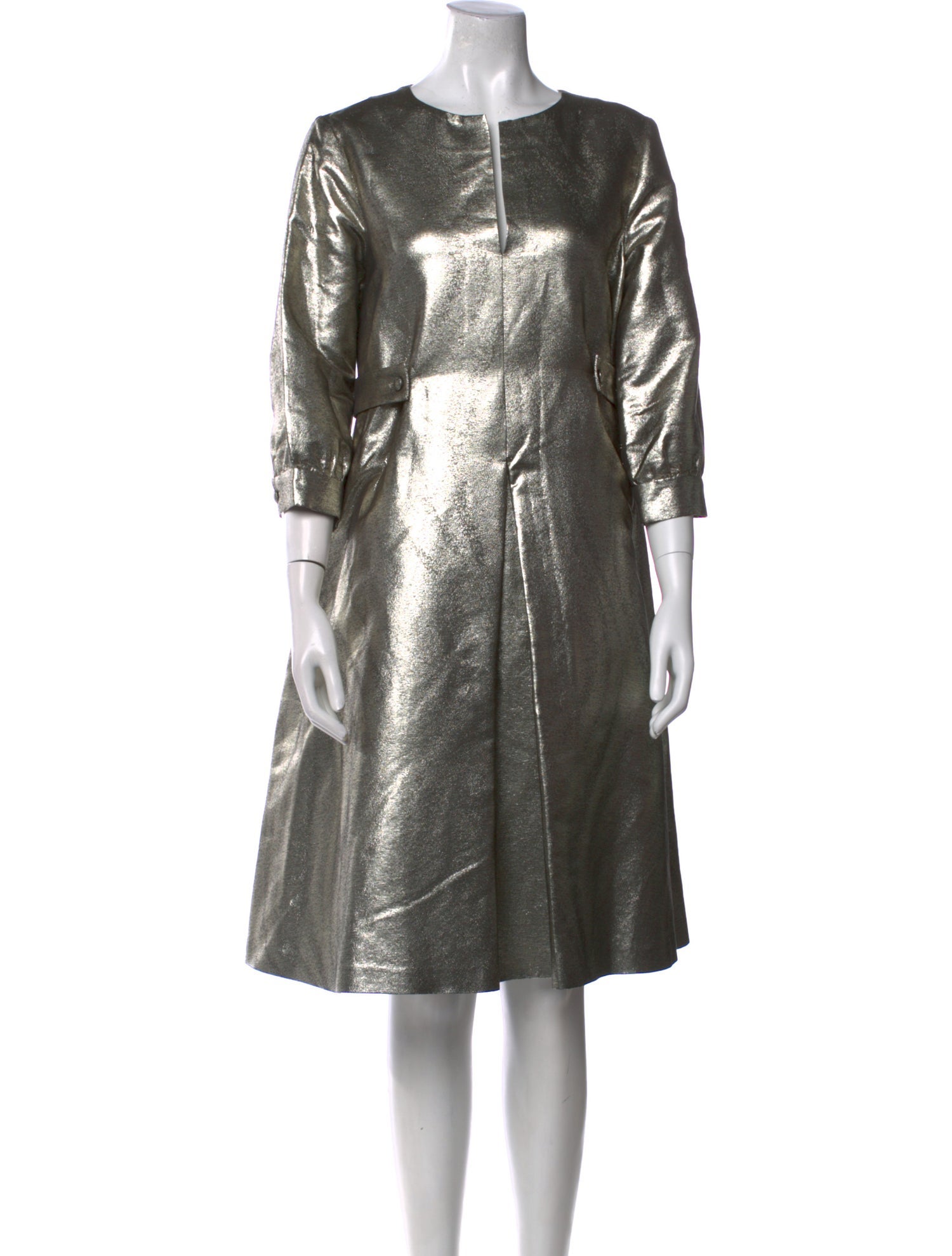 Barney's New York Scoop Neck Knee-Length Dress