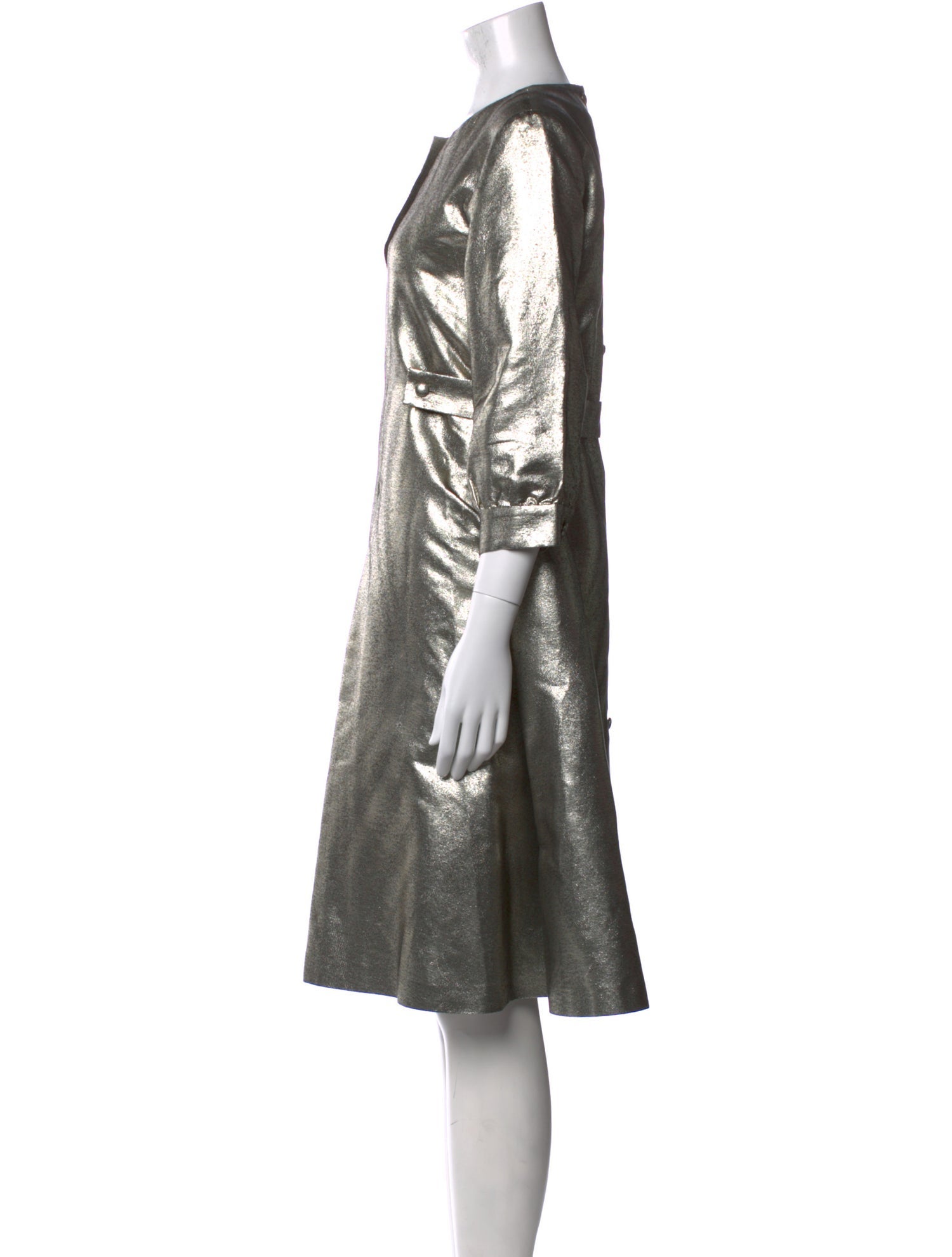 Barney's New York Scoop Neck Knee-Length Dress